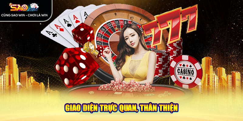 Giao diện trực quan, thân thiện